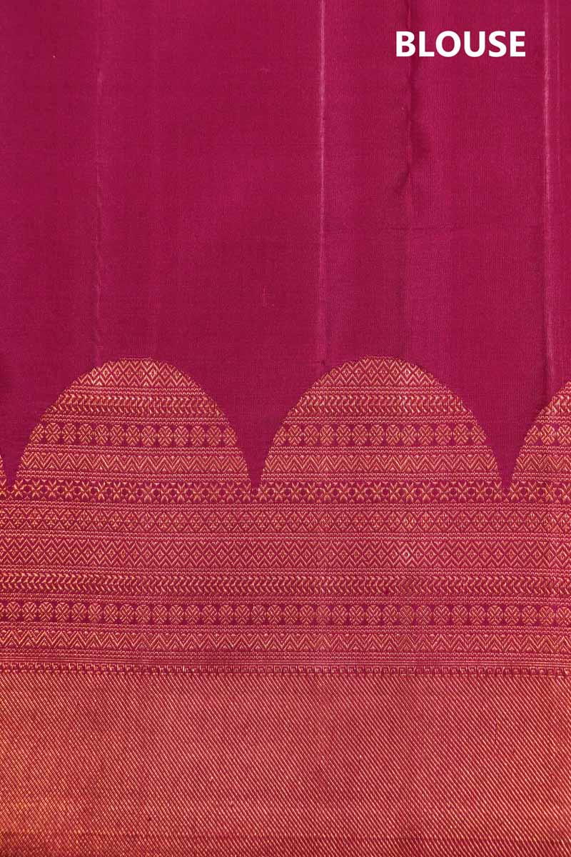Exclusive Copper Kanchipuram Silk Saree